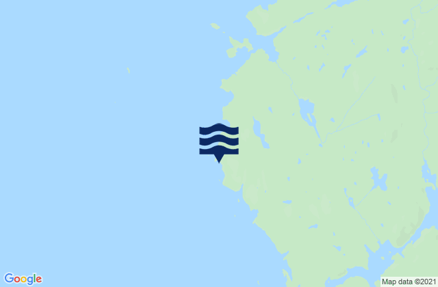 Karte der Gezeiten Cape Fox, United States