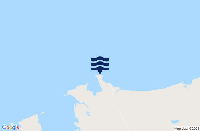 Karte der Gezeiten Cape Keraudren, Australia