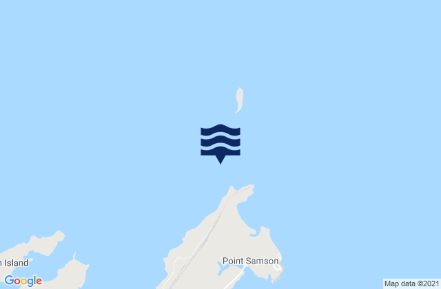 Karte der Gezeiten Cape Lambert, Australia