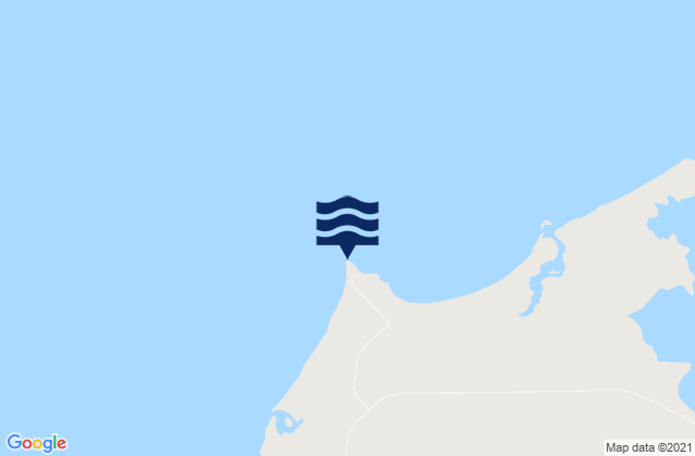 Karte der Gezeiten Cape Leveque, Australia
