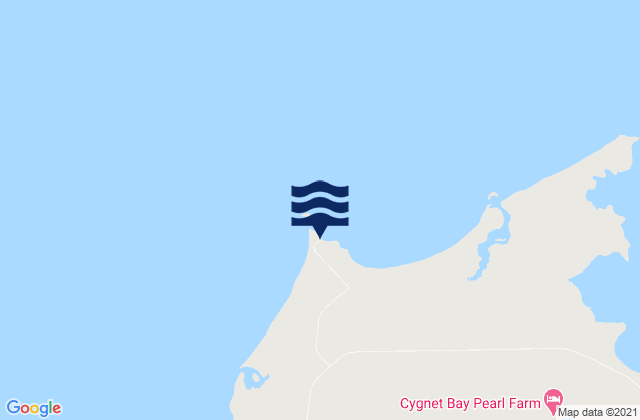 Karte der Gezeiten Cape Leveque Lighthouse, Australia