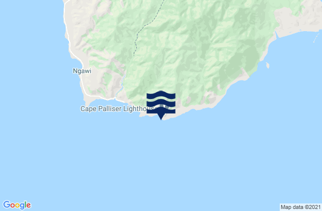 Karte der Gezeiten Cape Palliser Lighthouse, New Zealand