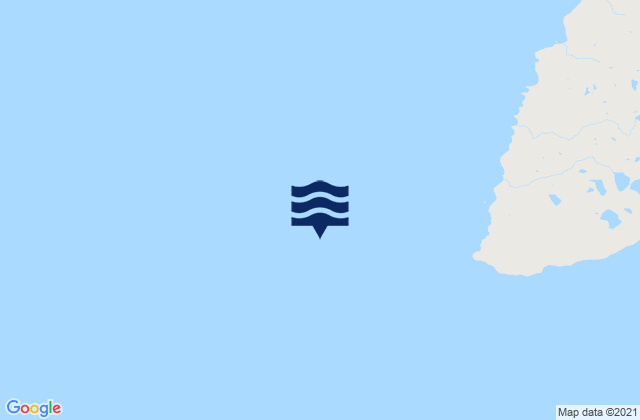 Karte der Gezeiten Cape Trinity, United States