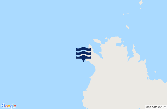 Karte der Gezeiten Cape Voltaire, Australia