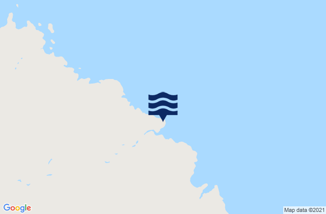 Karte der Gezeiten Cape Whiskey, Australia