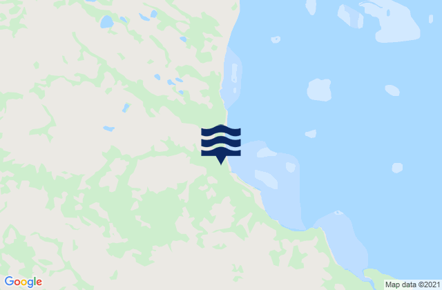 Karte der Gezeiten Cape York Peninsula, Australia