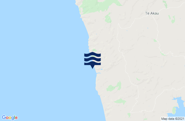 Karte der Gezeiten Carters Beach, New Zealand