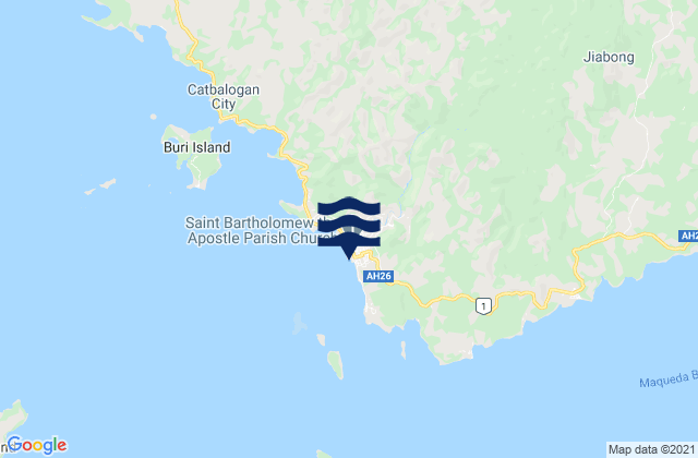 Karte der Gezeiten Catbalogan, Philippines