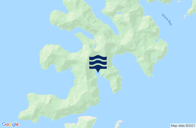 Karte der Gezeiten Chance Cove (lagoon), United States