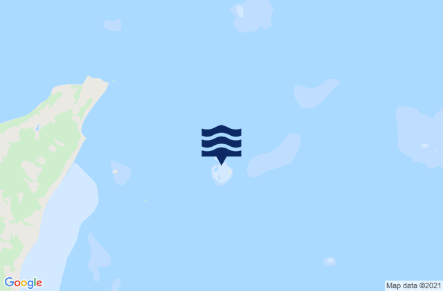 Karte der Gezeiten Chapman Island, Australia