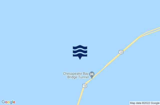 Karte der Gezeiten Chesapeake Channel (Buoy '15'), United States