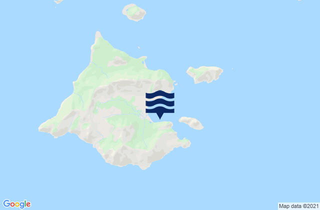 Karte der Gezeiten Chiachi Island (east Side), United States