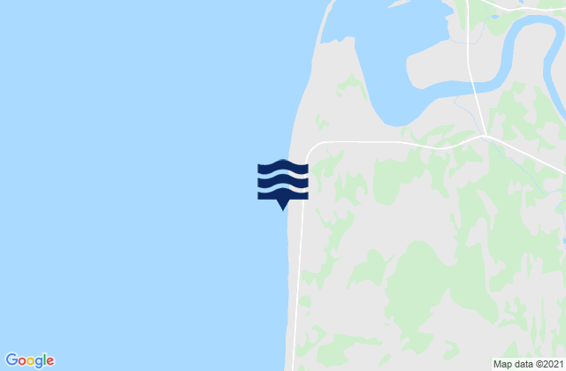 Karte der Gezeiten Chinulna Point Cook Inlet, United States