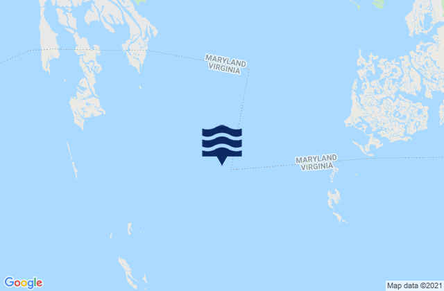 Karte der Gezeiten Clump Island 2.5 n.mi. west of, United States
