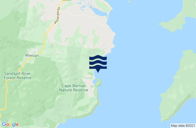 Karte der Gezeiten Cockle Bay, Australia