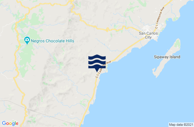 Karte der Gezeiten Codcod, Philippines