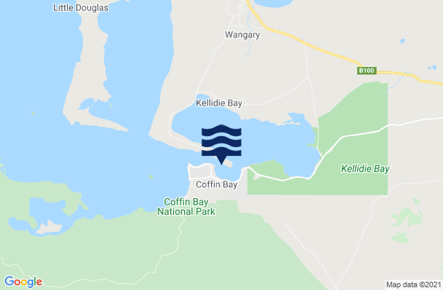 Karte der Gezeiten Coffin Bay Jetty, Australia
