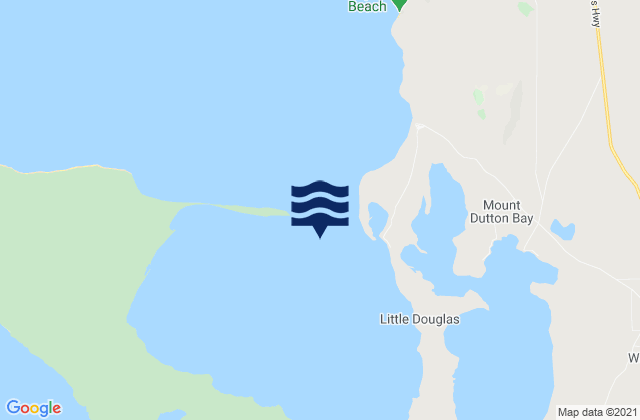 Karte der Gezeiten Coffin Bay, Australia