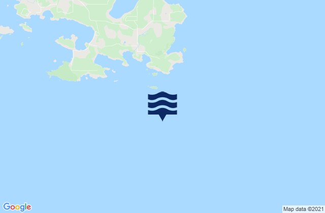 Karte der Gezeiten Colville Island 1 mile SSE of, United States
