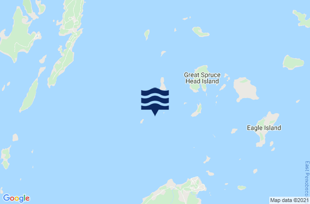 Karte der Gezeiten Compass Island 0.4 nmi. ENE of, United States