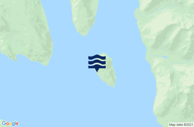 Karte der Gezeiten Composite Island (Glacier Bay), United States