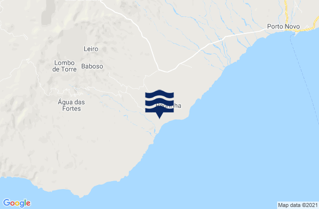 Karte der Gezeiten Concelho do Porto Novo, Cabo Verde