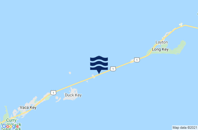 Karte der Gezeiten Conch Key Eastern End, United States