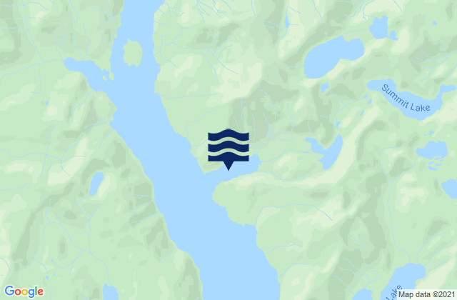 Karte der Gezeiten Copper Harbor, United States