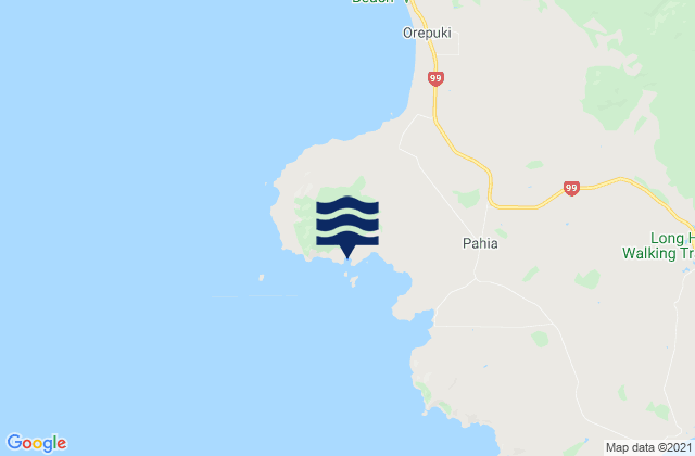 Karte der Gezeiten Cosy Nook, New Zealand