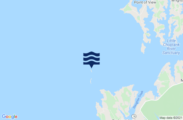 Karte der Gezeiten Crab Cove, United States