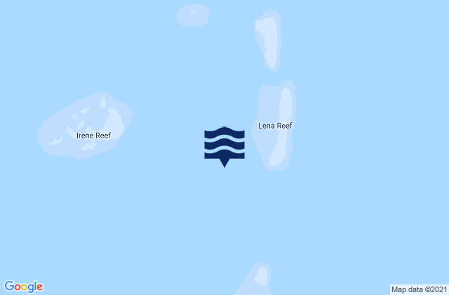 Karte der Gezeiten Cruiser Passage, Australia