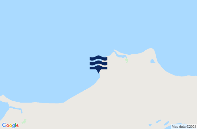 Karte der Gezeiten Cuthbert Point, Australia