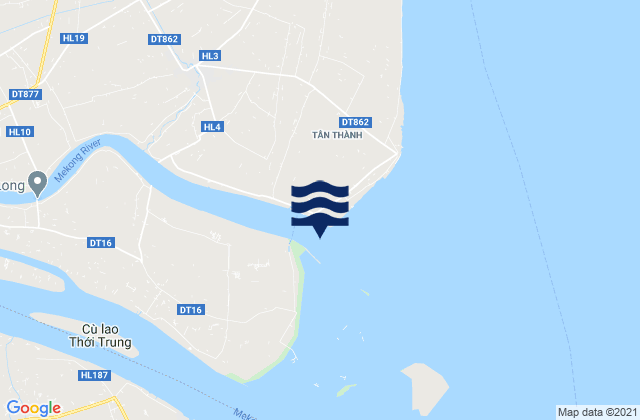 Karte der Gezeiten Cửa Tiểu, Vietnam