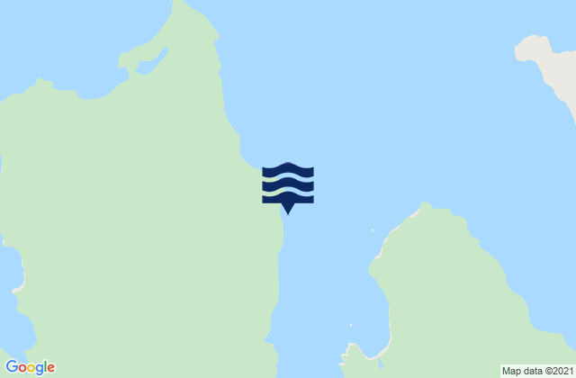 Karte der Gezeiten D'urville Point, Australia