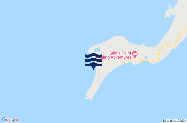 Karte der Gezeiten Datum Bay, Bahamas