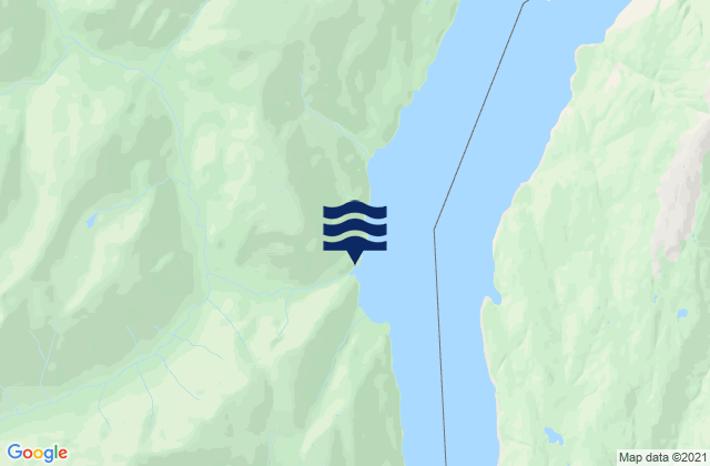 Karte der Gezeiten Davis River Entrance Alaska, United States