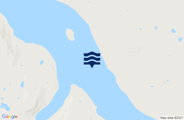 Karte der Gezeiten Deception Bay, Canada
