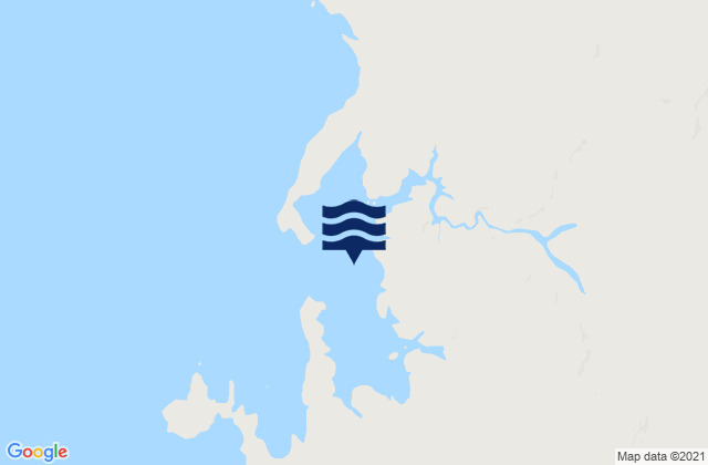 Karte der Gezeiten Deception Bay, Australia