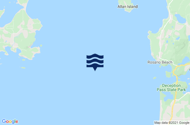 Karte der Gezeiten Deception Island 2.7 miles west of, United States