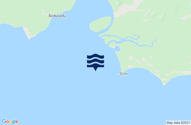 Karte der Gezeiten Dedele Point, Papua New Guinea