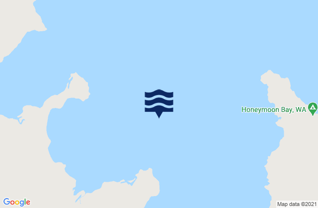 Karte der Gezeiten Deep Bay, Australia