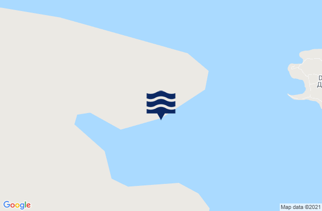 Karte der Gezeiten Dickson Isl (Yenisey Gulf), Russia