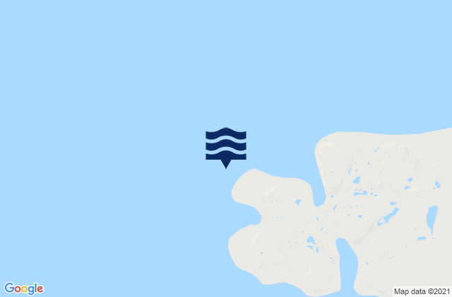Karte der Gezeiten Digges Islet, Canada