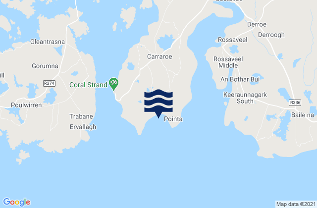 Karte der Gezeiten Doleen Harbour, Ireland