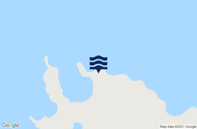 Karte der Gezeiten Dolgaya Bay Vaigach Island, Russia