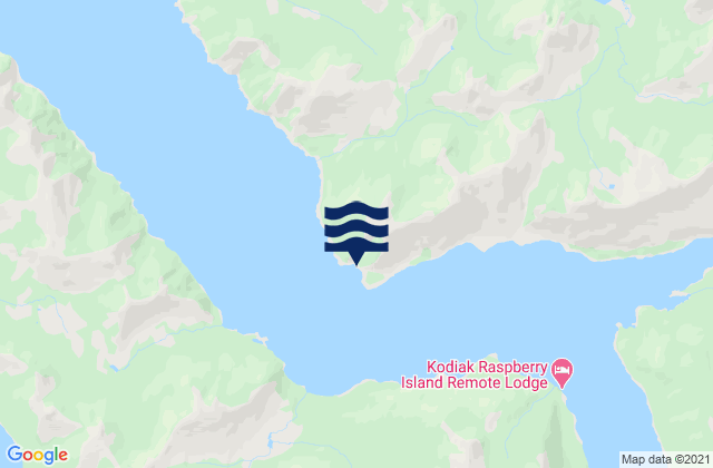 Karte der Gezeiten Dolphin Point (Raspberry Strait), United States