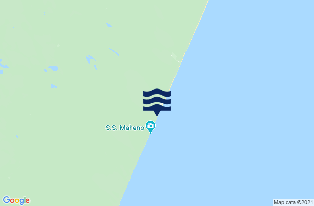 Karte der Gezeiten Double Island Point - East Side, Australia