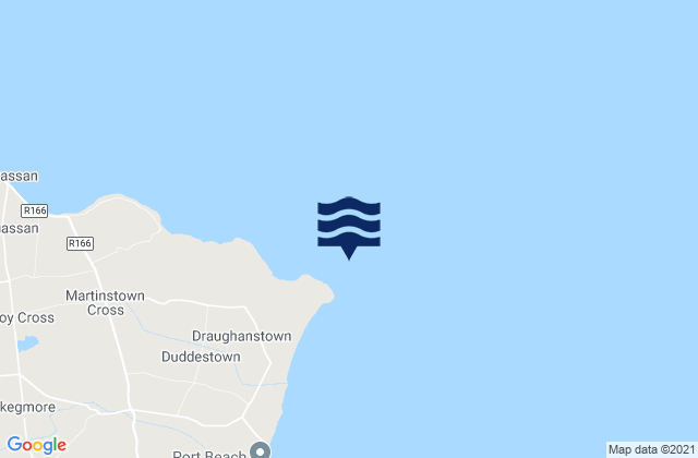 Karte der Gezeiten Dunany Point, Ireland