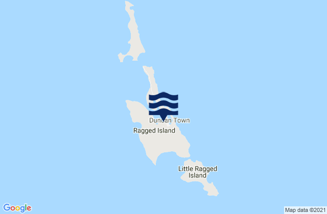 Karte der Gezeiten Duncan Town, Bahamas