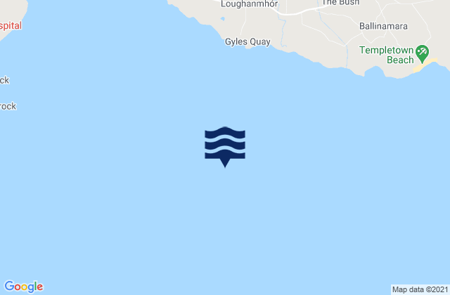Karte der Gezeiten Dundalk Bay, Ireland
